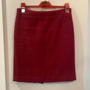 J. Crew Wool Pencil Skirt